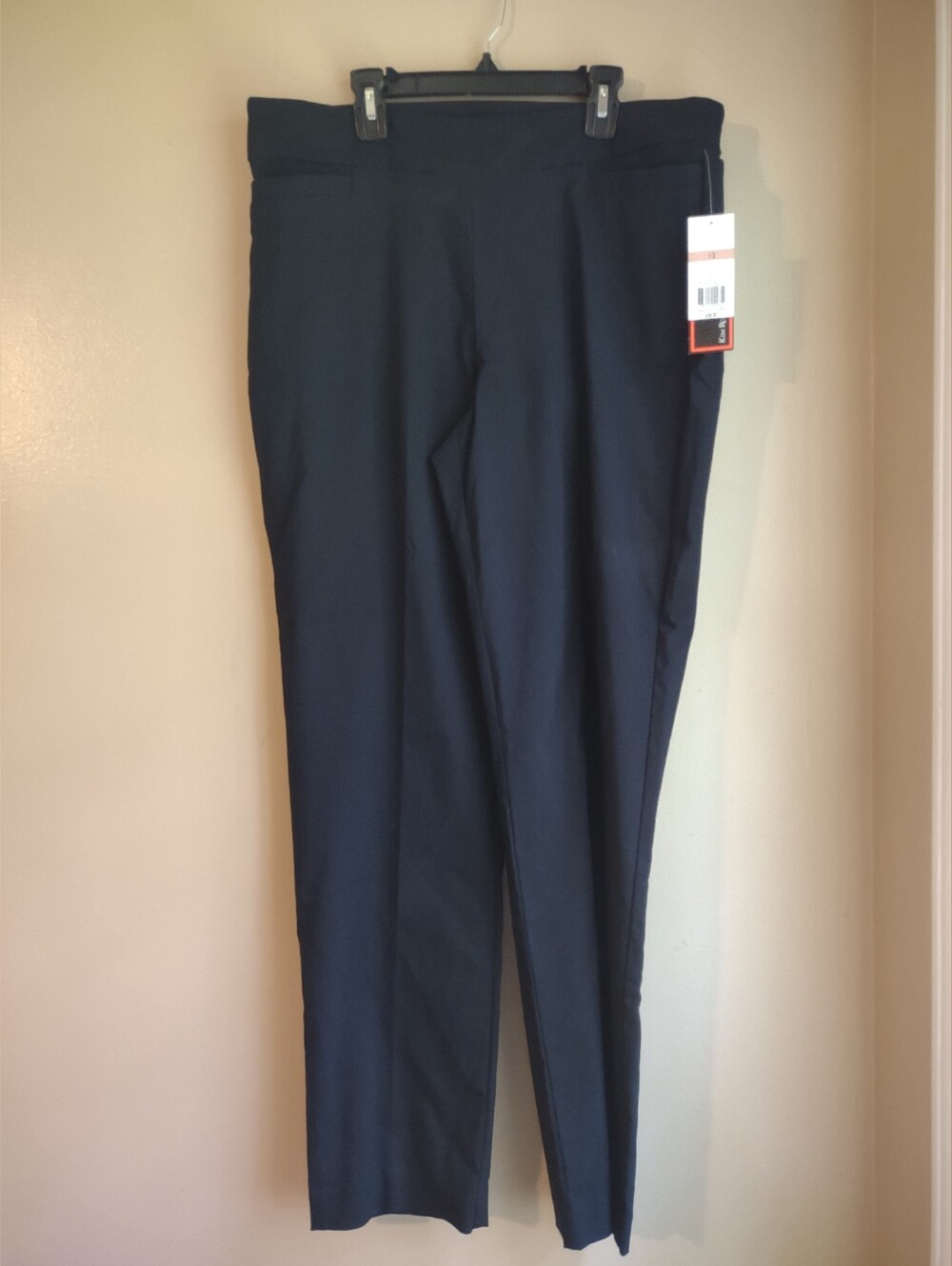 Kim Rogers Tummy Control Straight Leg Pants - Black - Size 12 - NWT